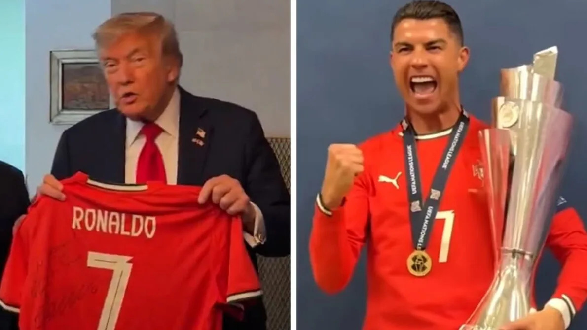 Bawa Pesan Damai, Cristiano Ronaldo Dapat Pujian dari Donald Trump
