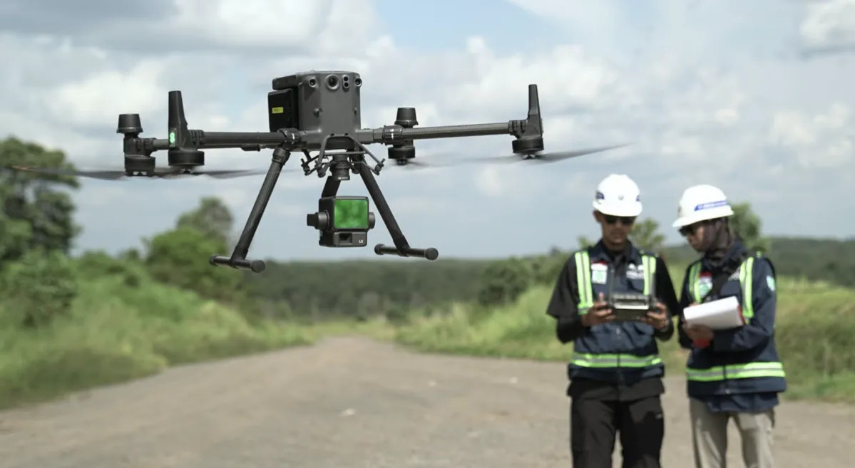 Keamanan Jaringan Listrik Terjamin! Inilah Kecanggihan Drone DJI M350 RTK & Sensor LiDAR