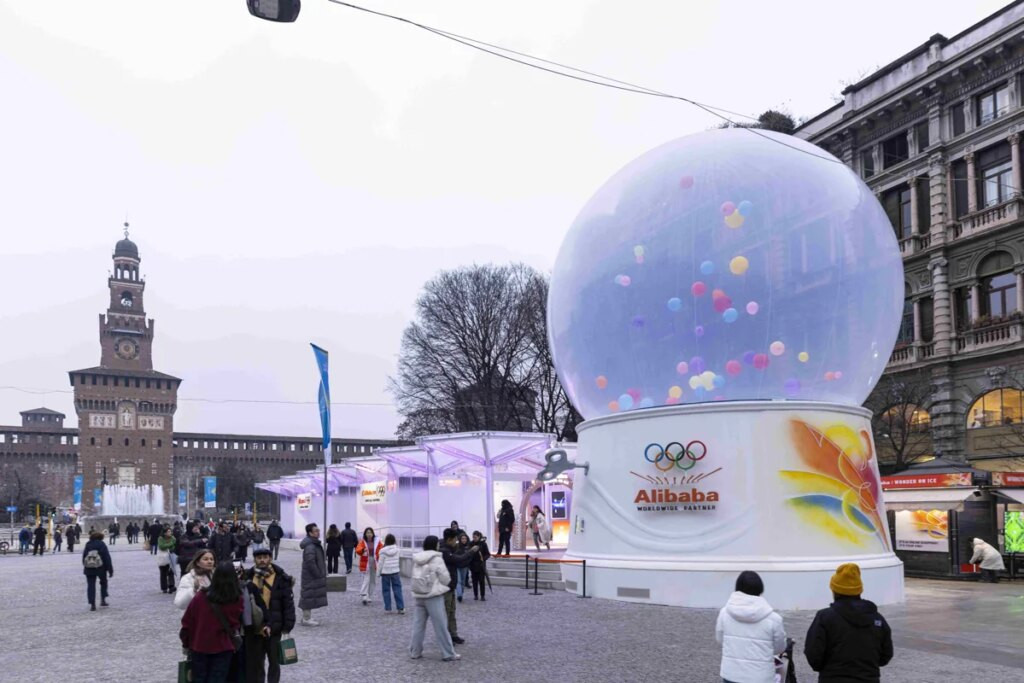 Sambut Olimpiade 2026, Alibaba Gelar Instalasi AI Imersif di Milan
