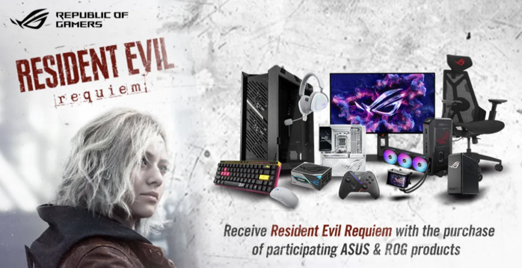 Siap Uji Nyali? Kolaborasi ASUS ROG dan Resident Evil Requiem Bawa Horor ke Level Next-Gen