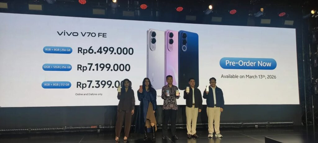 vivo V70 Series Resmi Hadir di Indonesia, Bawa Kamera 200MP dan Telephoto 10x