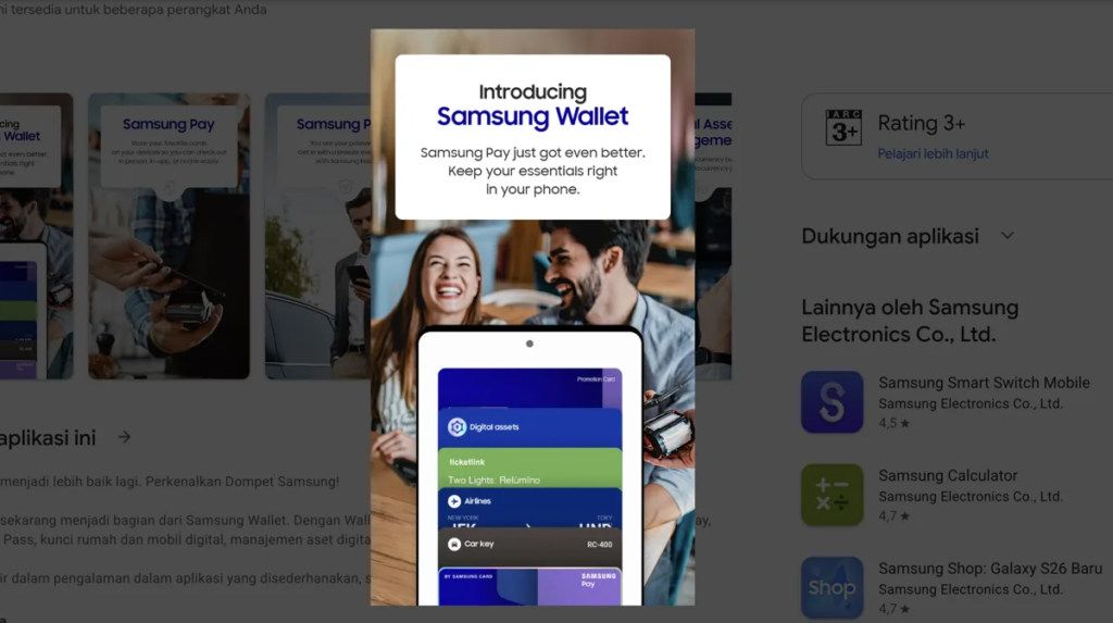 Bantu Atur Perjalanan, Samsung Wallet Hadirkan Fitur Trips