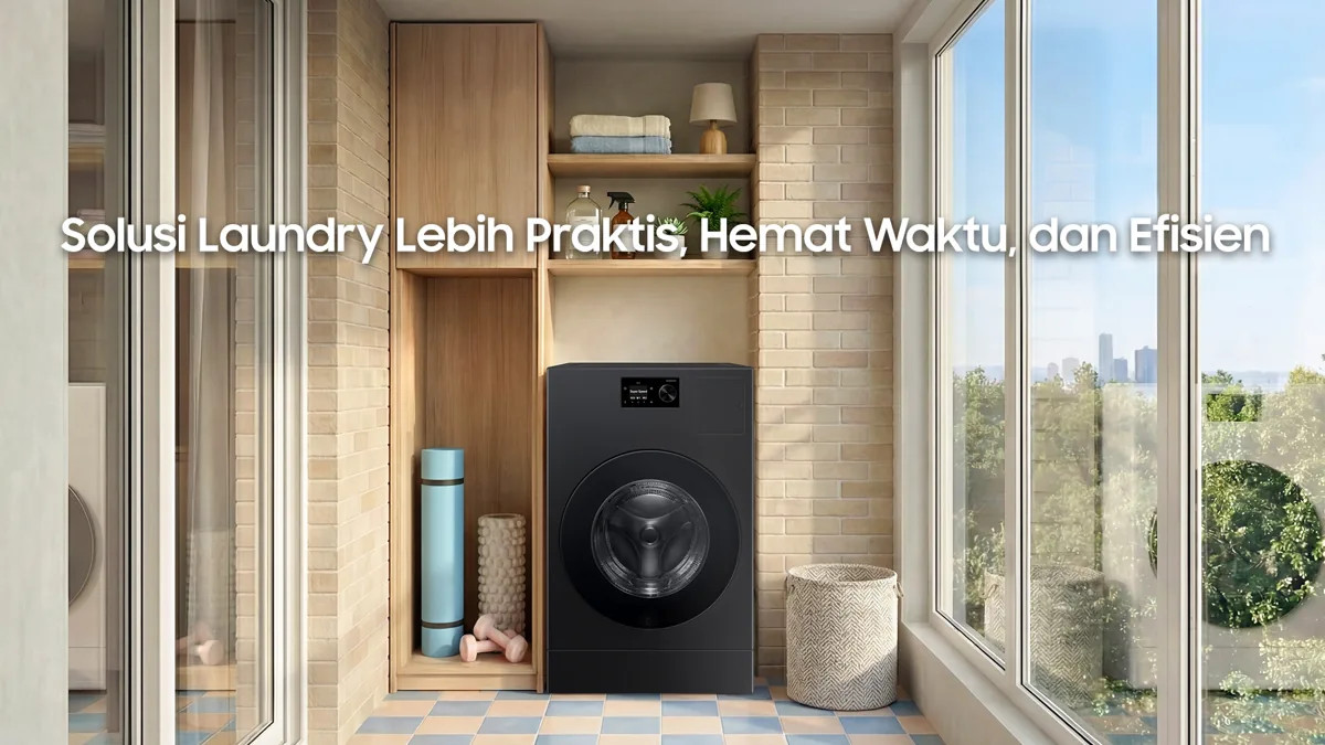 Mesin Cuci AI Samsung Tawarkan Solusi Lebih Efisien, Laundry Jadi Nggak Ribet