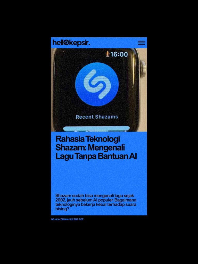 Rahasia Teknologi Shazam Mengenali Lagu Tanpa Bantuan AI